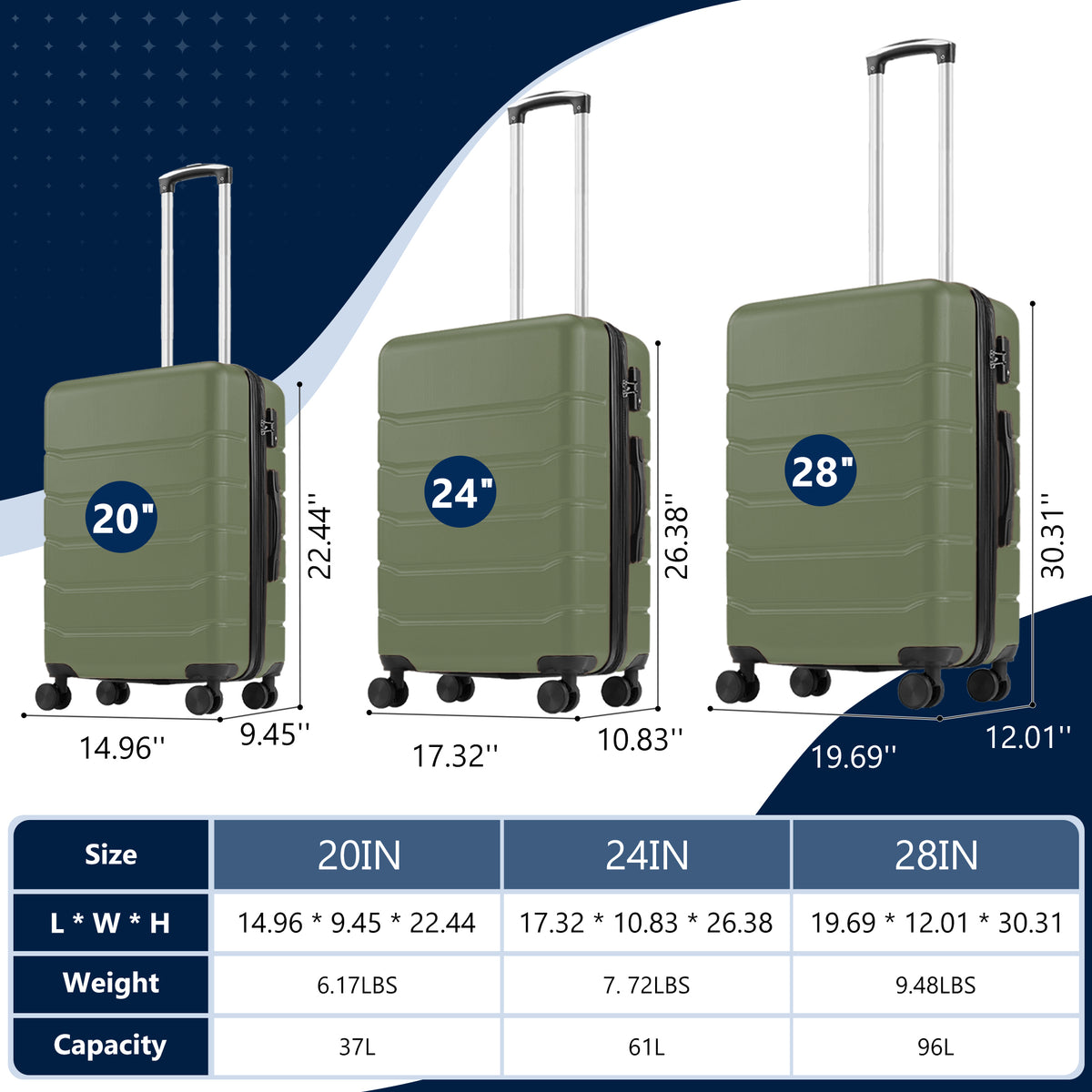 The Flex Carry-On: Expandable Spinner Suitcase, view 7