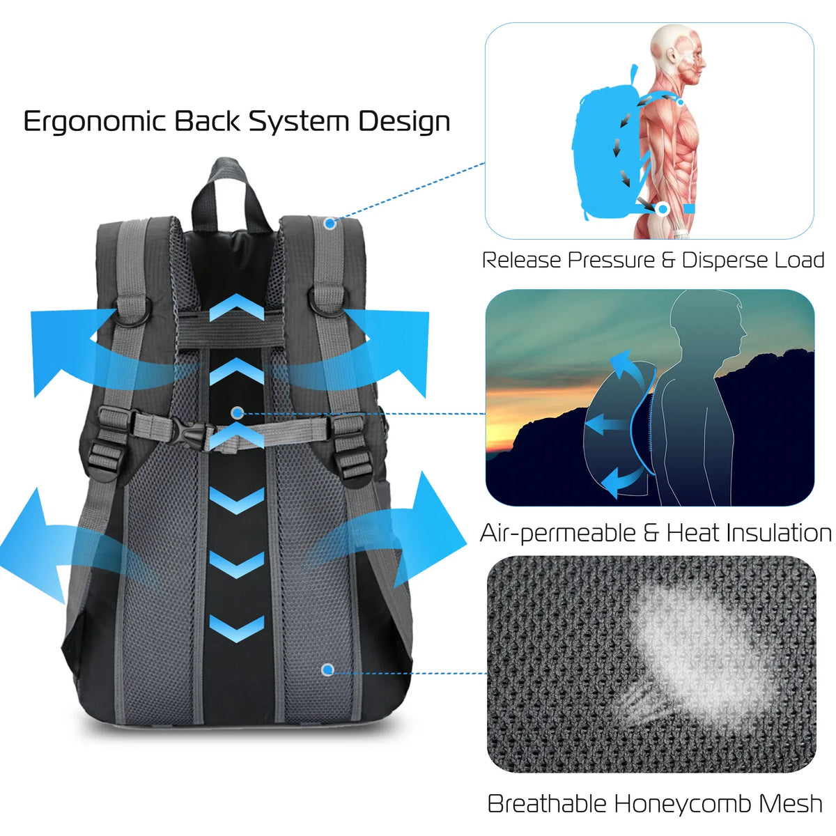 The Trail Daypack: 36L Travel Backpack, view 9