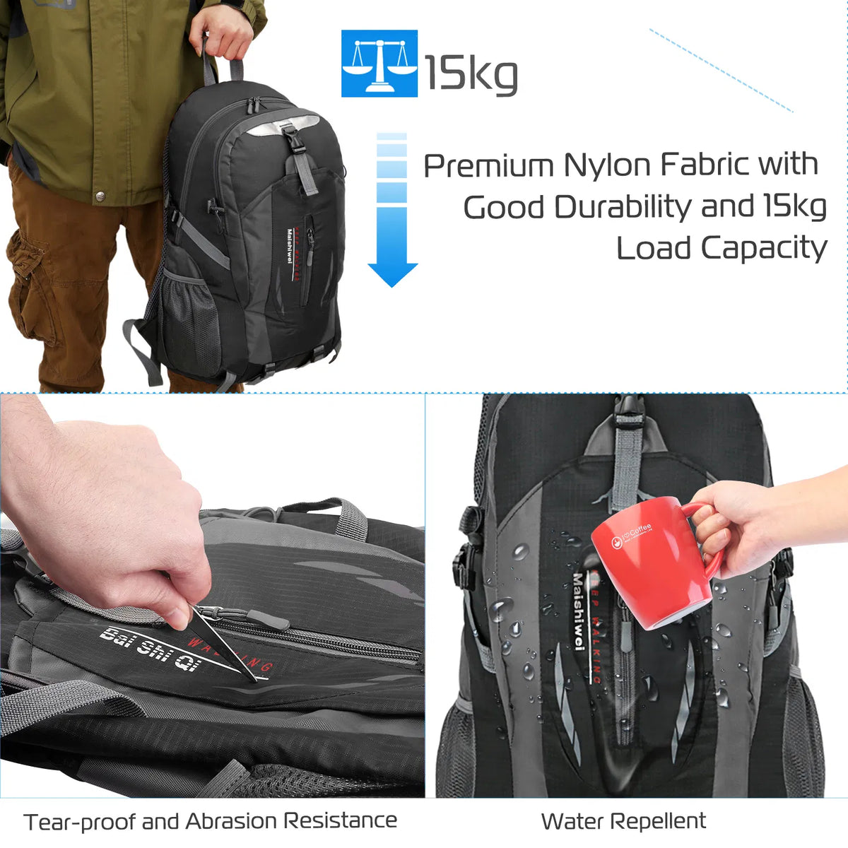 The Trail Daypack: 36L Travel Backpack, view 2