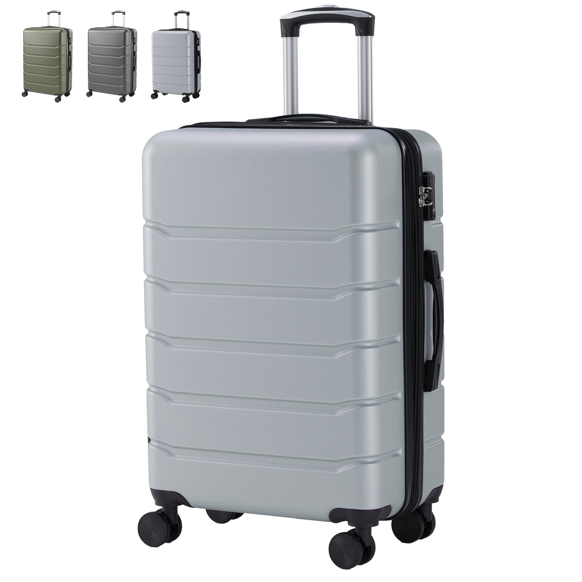 The Flex Carry-On: Expandable Spinner Suitcase, view 6