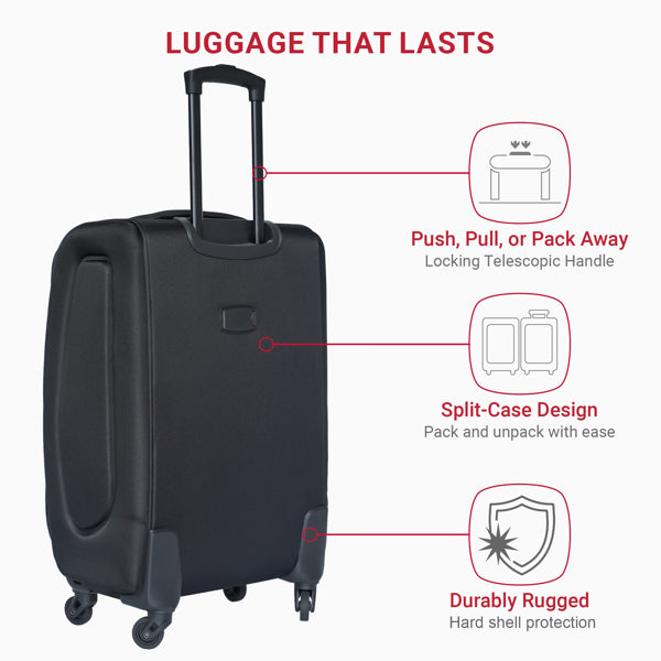 The Oxford Roller: Softside Travel Luggage, view 3