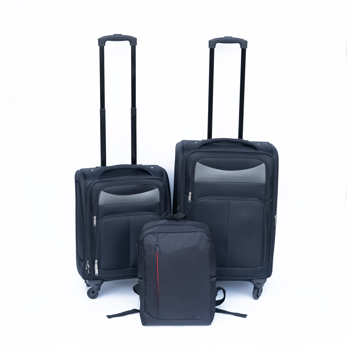 The Oxford Journey Set: Two Suitcases & Backpack