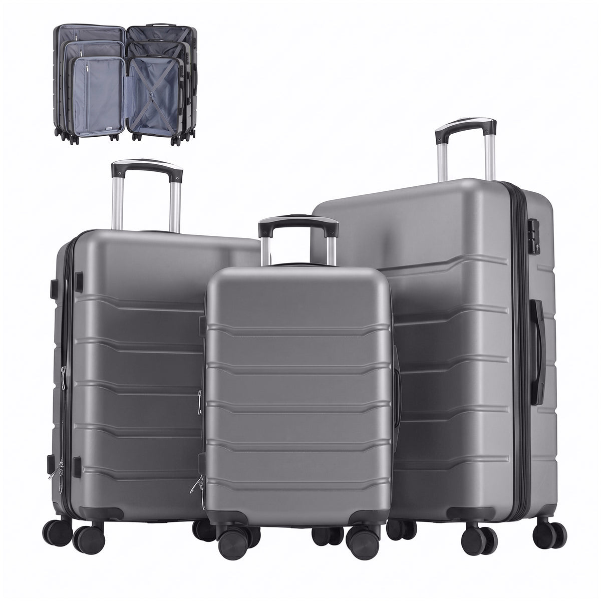 The Flex Carry-On: Expandable Spinner Suitcase, view 10